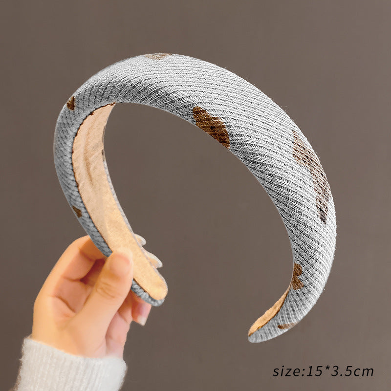 Retro Plush Hair Band for Women