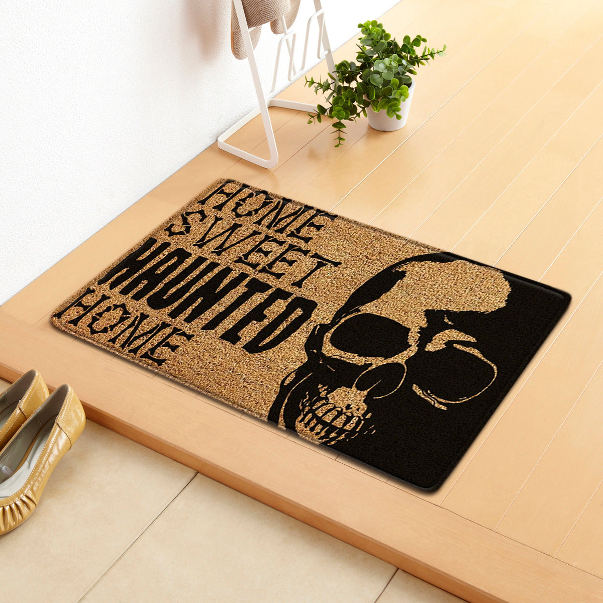 Halloween Letter Door Mat - Modern Rectangular Floor Carpet for Home & Garden