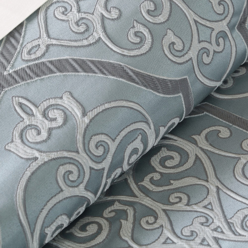 12 Piece Blue Comforter Set with Cotton Bed Sheets - Cal King