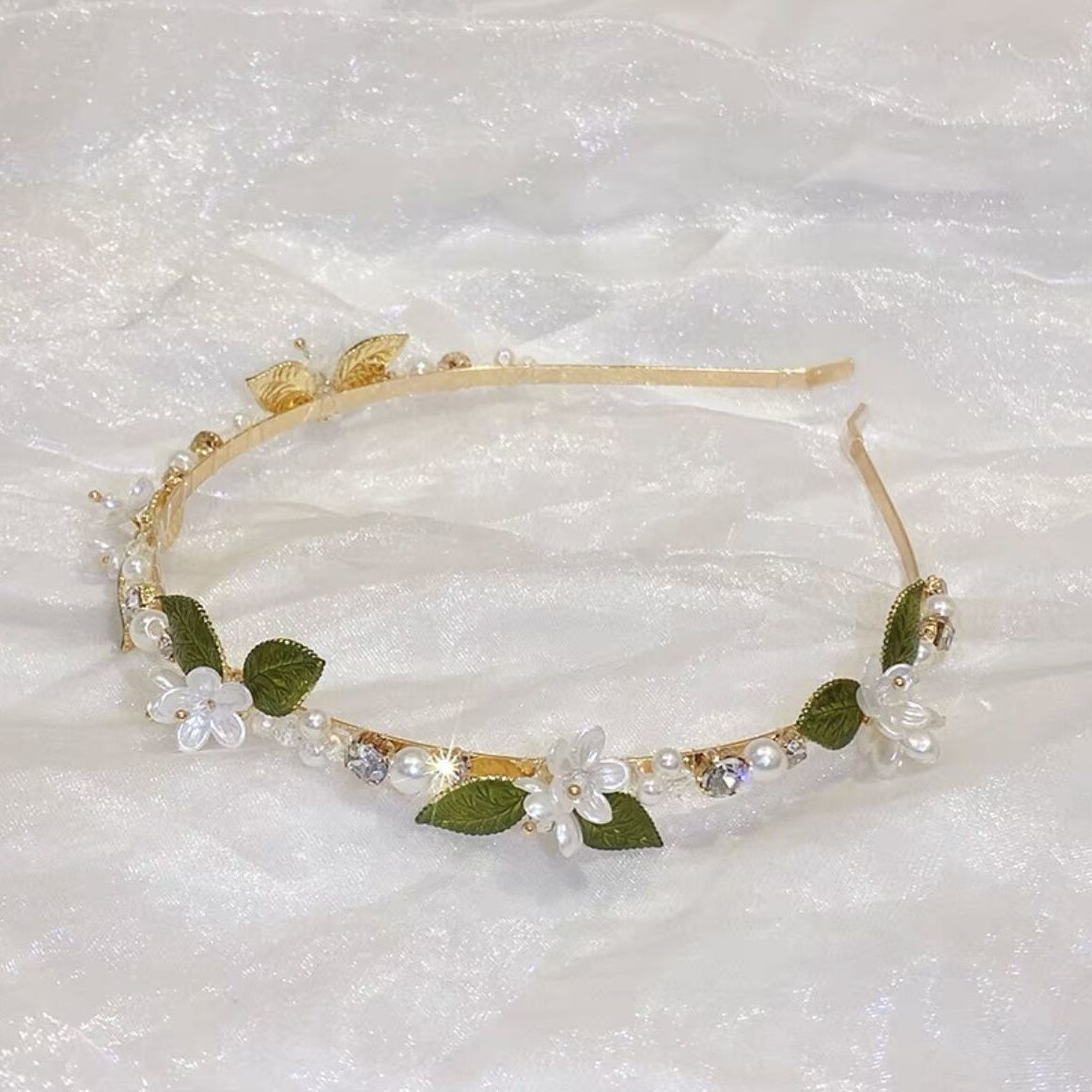 Pearl Flower Hair Bands for Women