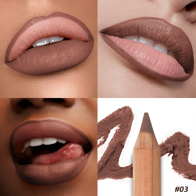 Matte Lip Liner Set 8 Colors Waterproof Natural Lipstick Makeup