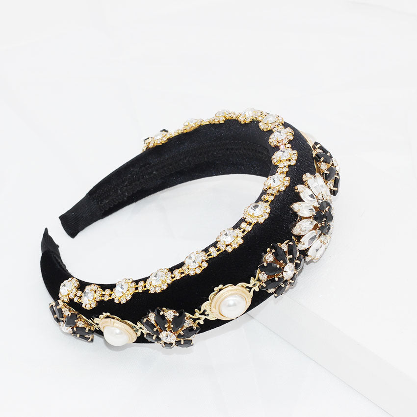 Geometric Plaid Headband - Women's Hair Accessory