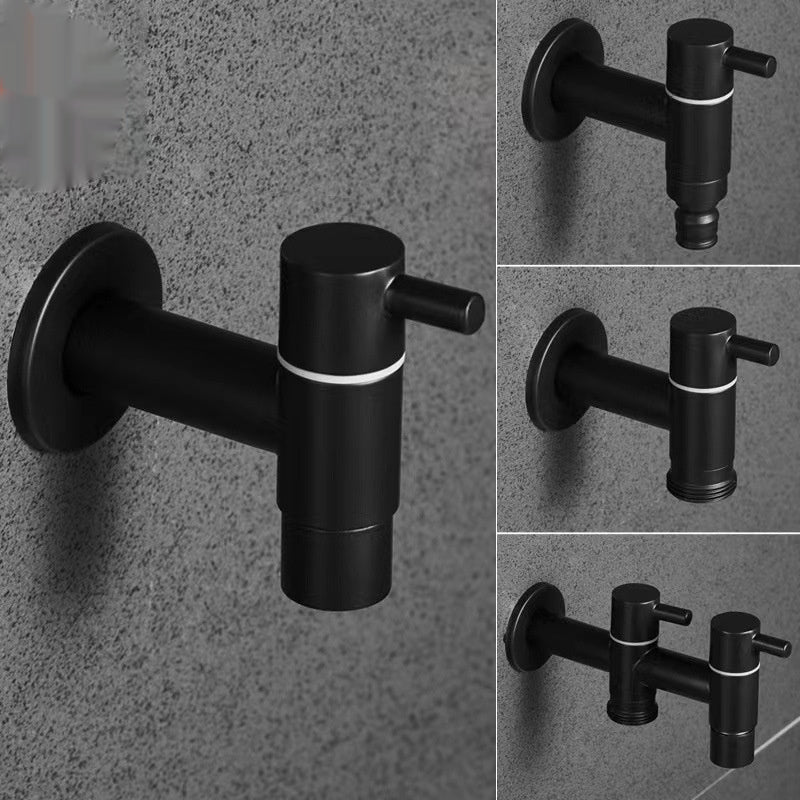 Wall-Mounted Washing Machine Faucet Copper Water Supply Tap