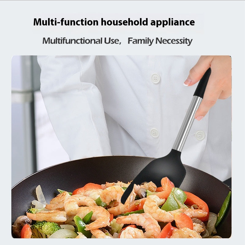 Non-Stick Silicone Pot & Kitchen Utensil Set - High-Temperature Resistant
