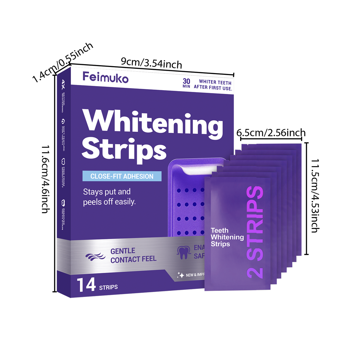 Purple Strips - 7 Pack Dental Care Patches