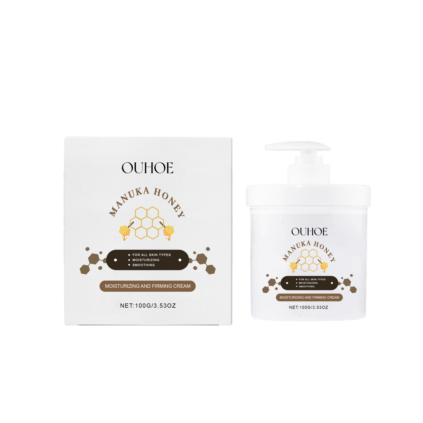 Firming Body Cream with Vitamin E & Squalane - Moisturizing Skin Lotion