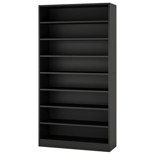 Sleek Minimalist Bookshelf Storage Cabinet - Space-Saving Design