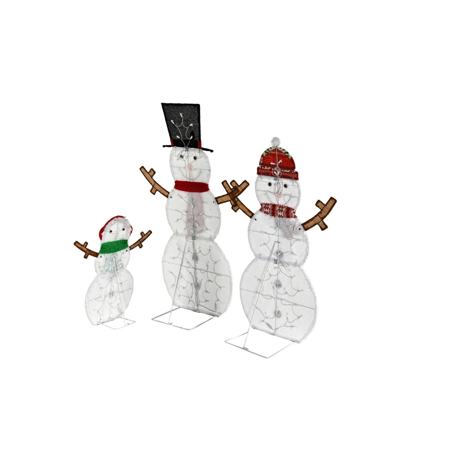 Snowman-Shaped LED Lights for Festive Indoor & Outdoor Decor
