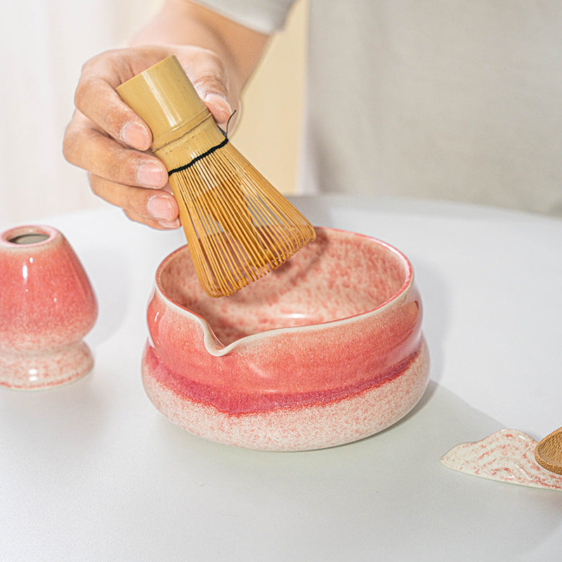 Portable Multi-Color Matcha Bowl - Japanese Style Porcelain Kitchenware