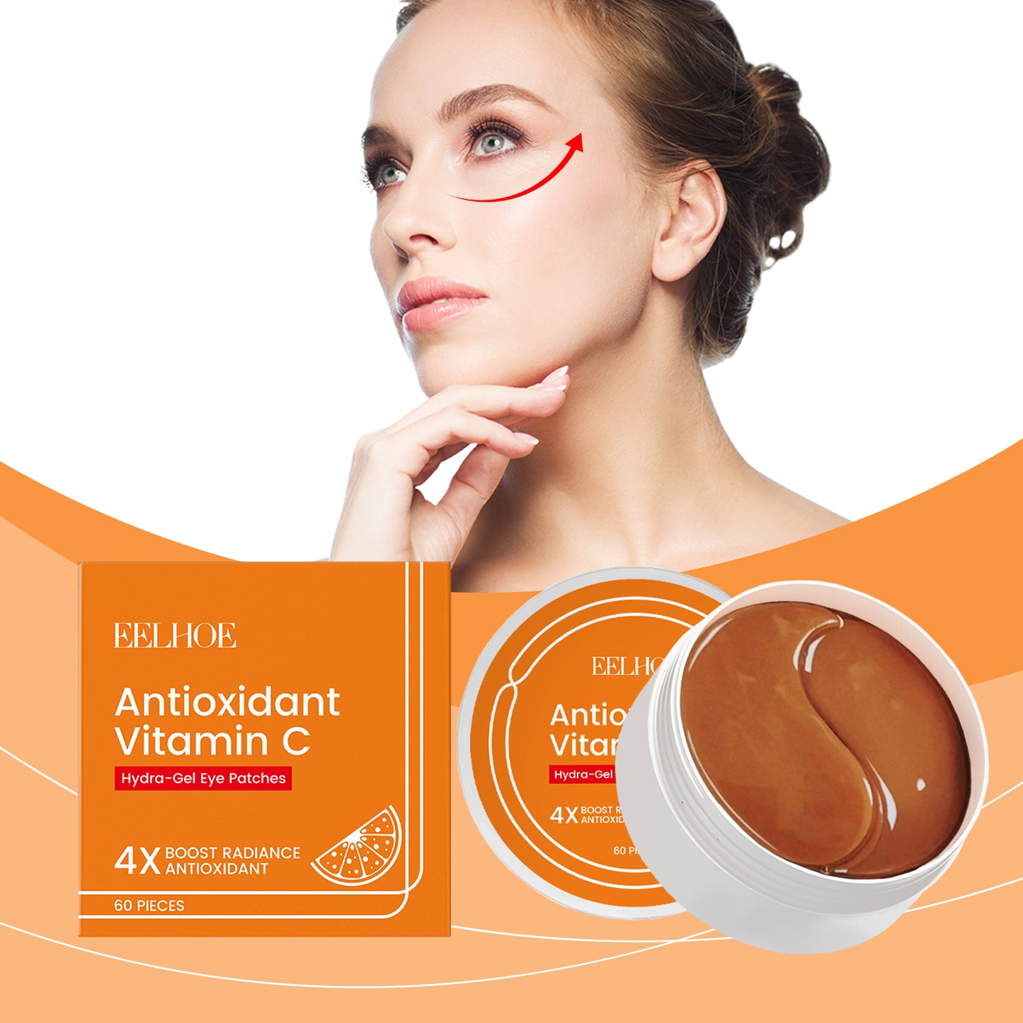 Vitamin C Under-Eye Patches for Dark Circles & Puffiness - Firming Treatment