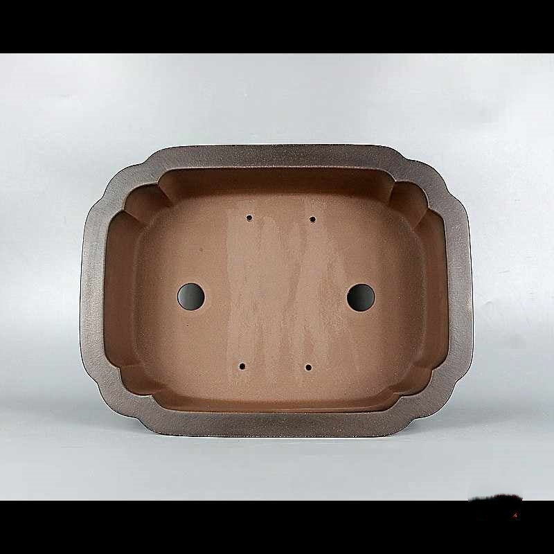 Purple Sand Bonsai Flower Pot Rectangular Planter for Garden & Home
