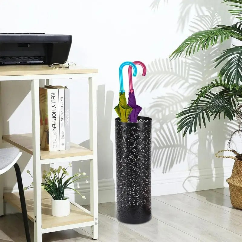 Minimalist Metal Umbrella Holder - Stylish Home & Garden Storage Solution