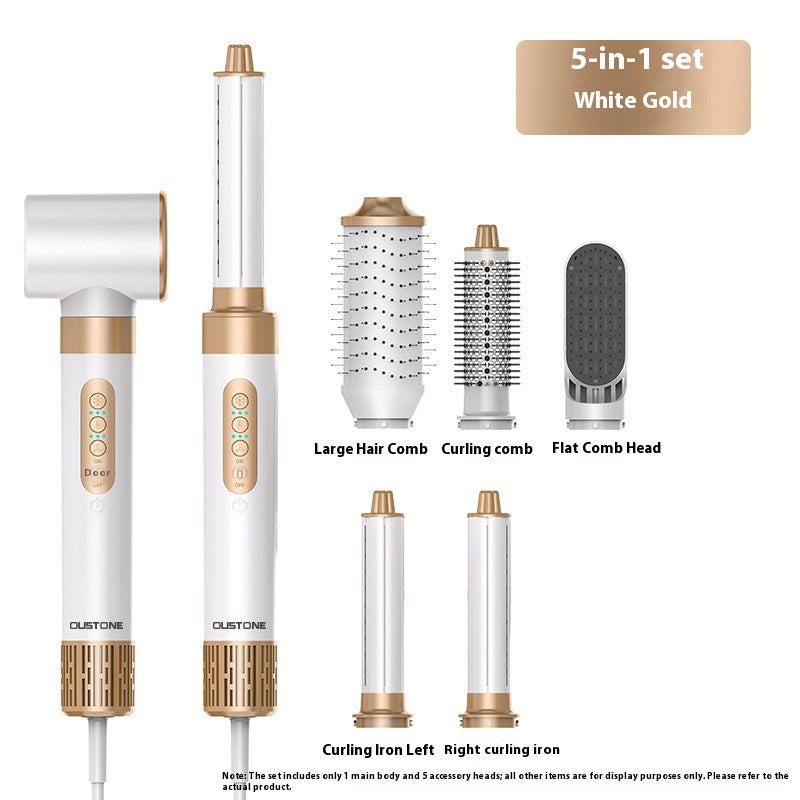8-in-1 Multifunctional Hair Curler Set - Hair Styling Comb with Hot & Cold Air