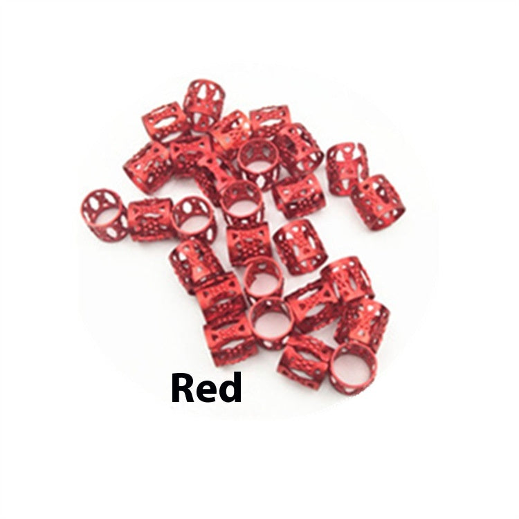 Hair Bead Ring Clips Set for Hair Braiding and Styling – Multiple Colors
