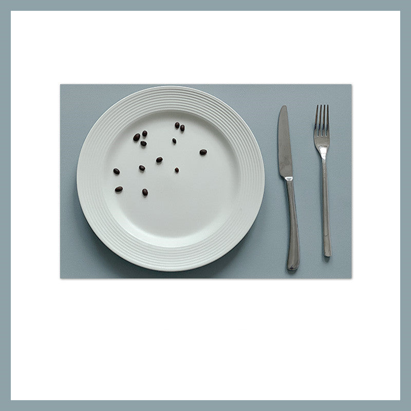 Waterproof Anti-Scald Leather Placemat for Nordic & Western Food