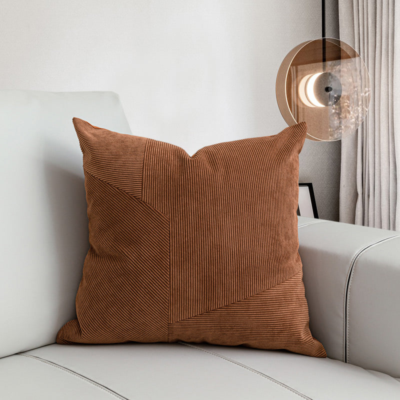 Modern Irregular Spliced Pillowcases for Hotel & Home Bedding 50x50cm