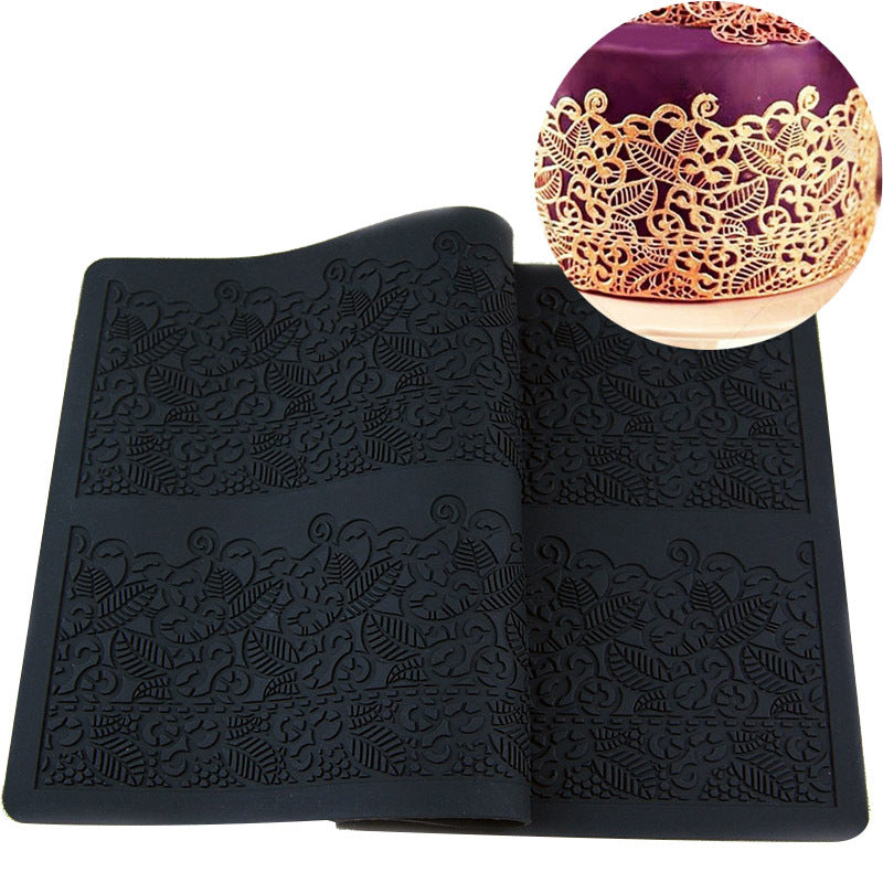 Cake Lace Silicone Mat Food Grade Non-Stick Fondant Decoration Tool