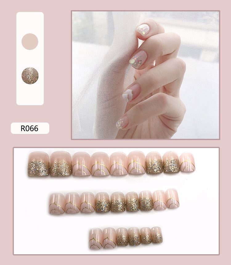 Removable Nail Stickers for Nail Art - 24 Pieces, Multiple Styles