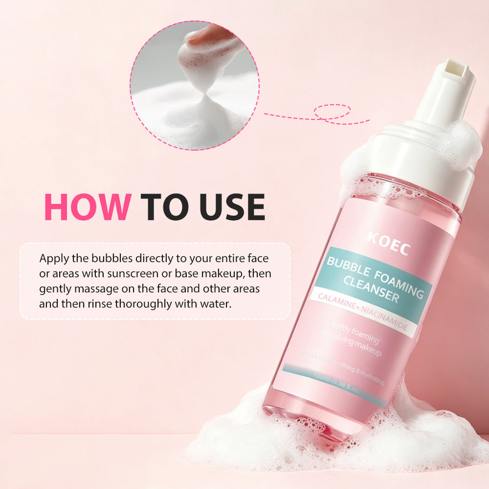 Niacinamide Bubble Cleansing Mousse 100ml Facial Skin Care Foam