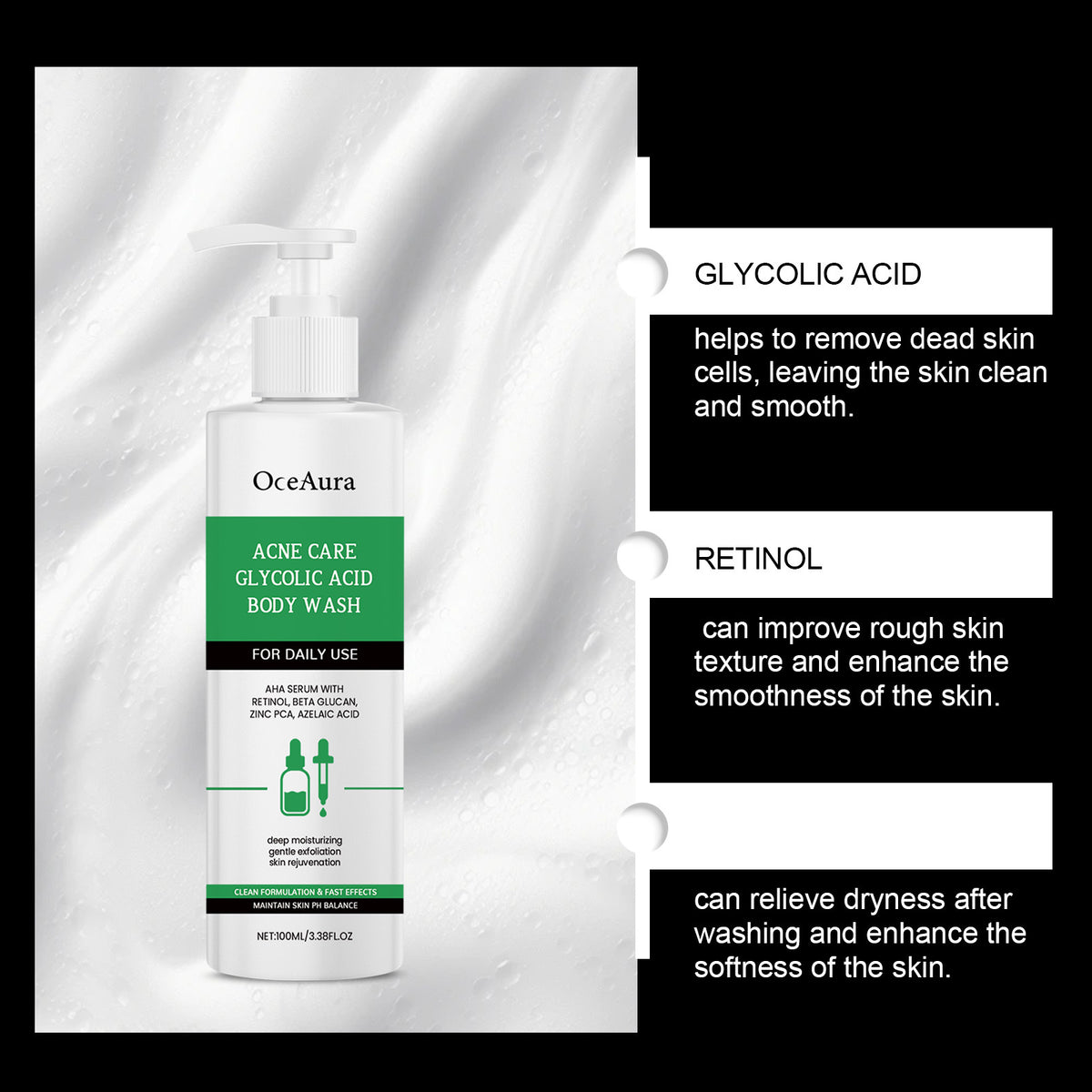 Moisturizing Shower Gel for Skin Cleansing - 100ml