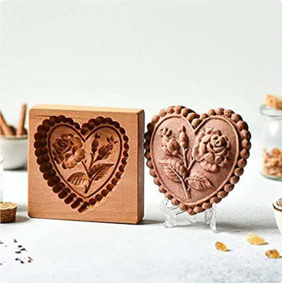 Cookie Cutter & Stamp Set for Baking - Provance Rose Style, Multiple Variants