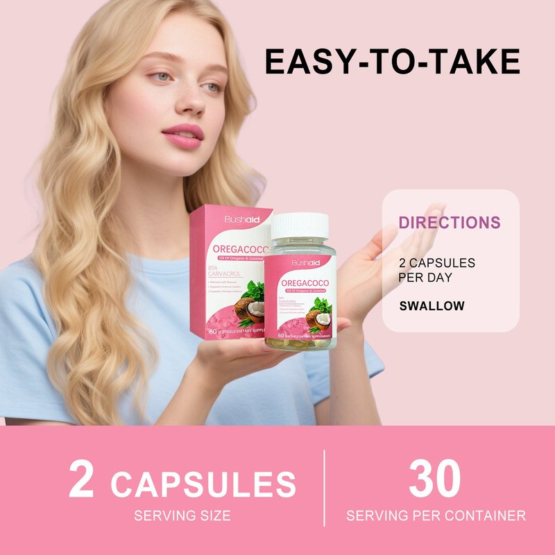 Coconut Oil Softgel Capsules - 60 Count