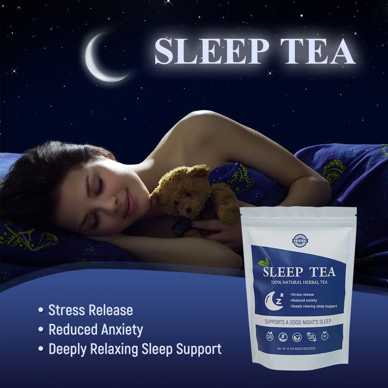 Calming Sleep-Aid Herbal Tea - 8g x 10 Bags