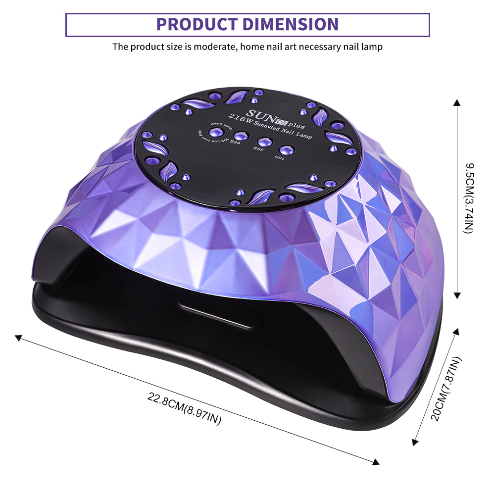 Professional LED Gel Nail Lamp - Fast Drying Nail Dryer with 4 Timers