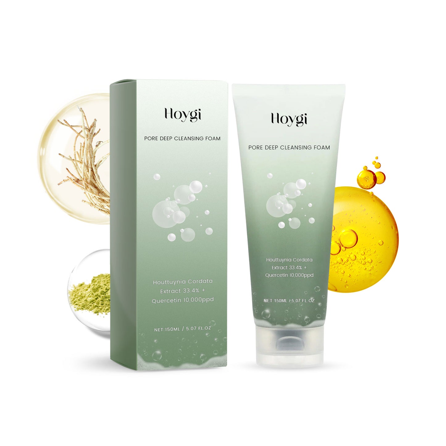 Deep Pore Cleansing Facial Foam - Moisturizing Daily Face Wash 150ml