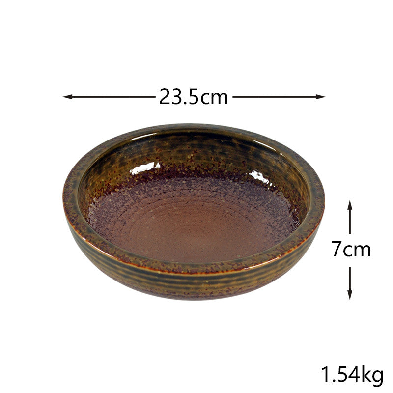 Large Porcelain Kitchen Bowl with Multiple Sizes - Household Home Storage