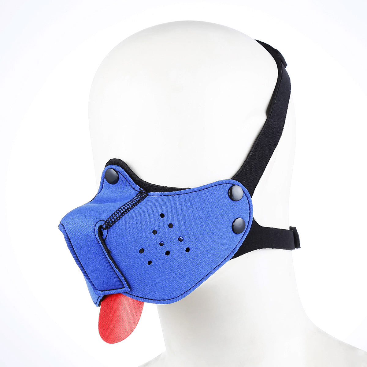 Dog Mouth Headgear Set for Pet Play and Training - Multiple Colors