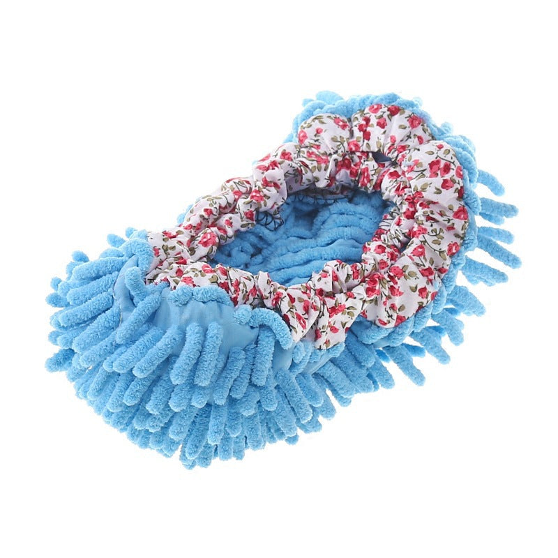 Removable Washable Chenille Slipper Covers - Unisex Floor Protection Socks