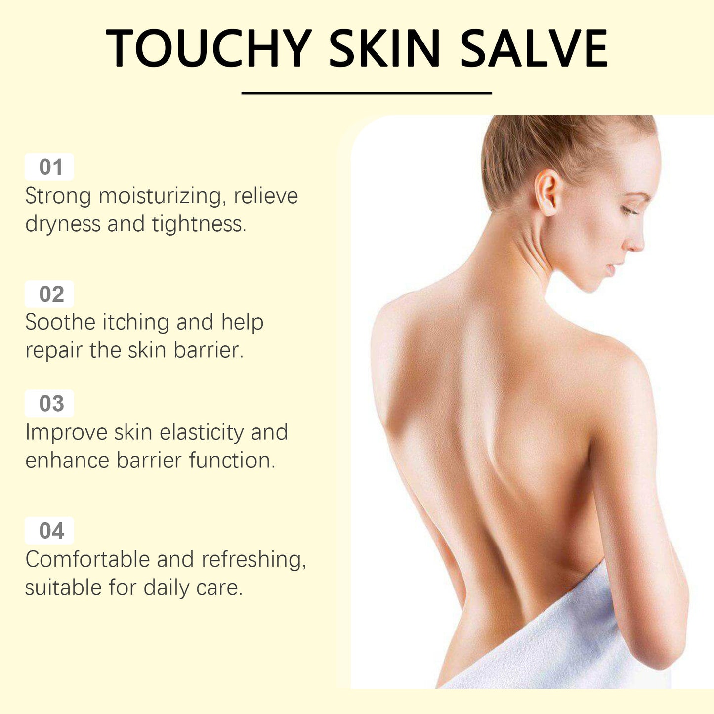 Herbal Skin Soothing Cream for Dry and Red Skin - Hydrating Body Care 60g