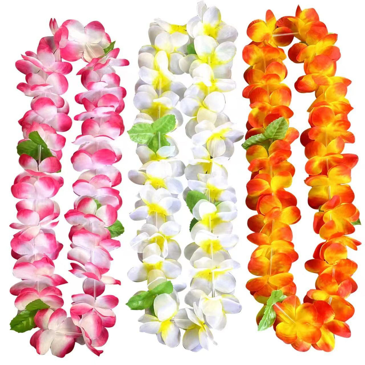 Colorful Flower Garland Headband & Bracelet Set for Parties Festival Handmade Accessories