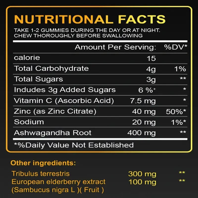 MAX PERFORMANCE Gummies - 60 Tablets