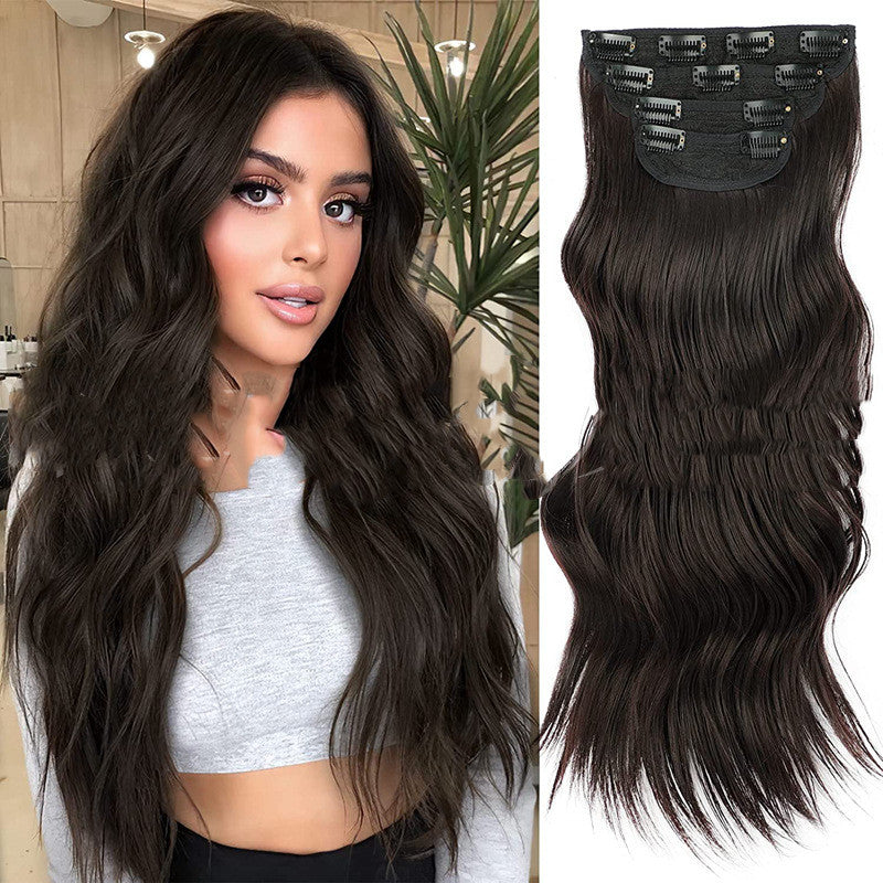 Synthetic Wig for Women 20 Inch High Temperature Fiber Hairpiece with Multiple Colors