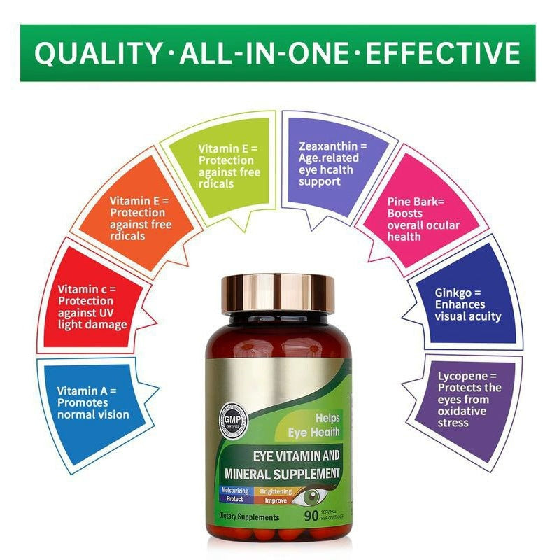 Lutein Eye Vitamin Supplement - 90 Tablets