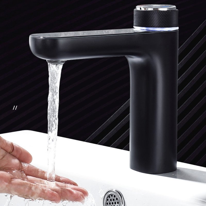 Digital Hot and Cold Water Faucet with LED Display Brass Double Handle