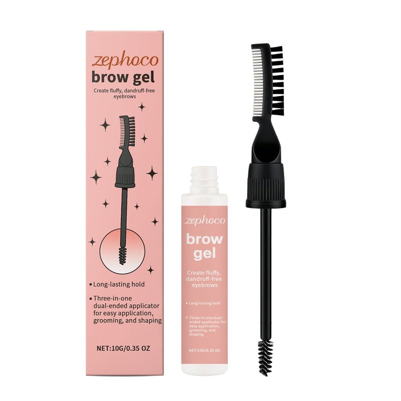 Double-Ended Plastic Eyebrow Glue 10g for Eyebrow Styling & Grooming