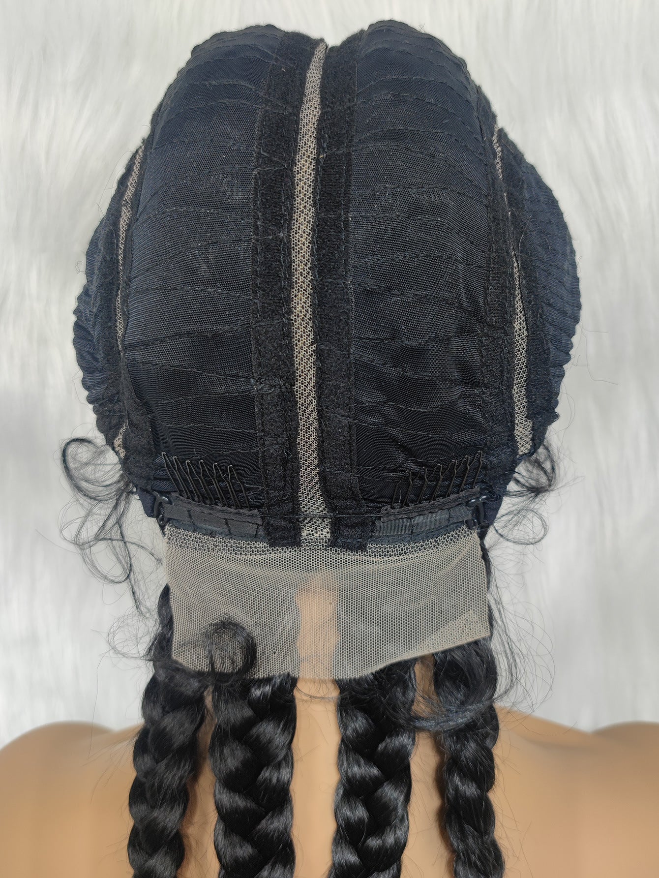 4 Strand Lace Braids Wig for All Hair Colors - Hand-Woven Hair Extension