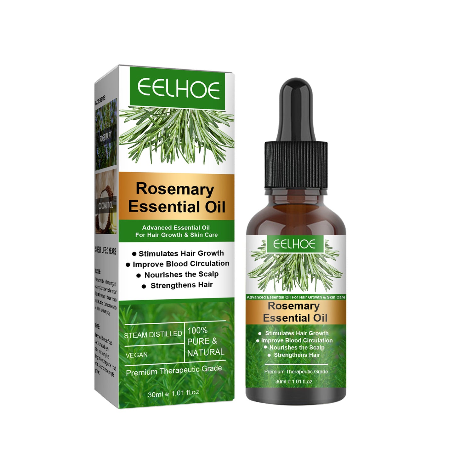 Rosemary Nourishing Hair Oil for Anti-Breakage & Strength