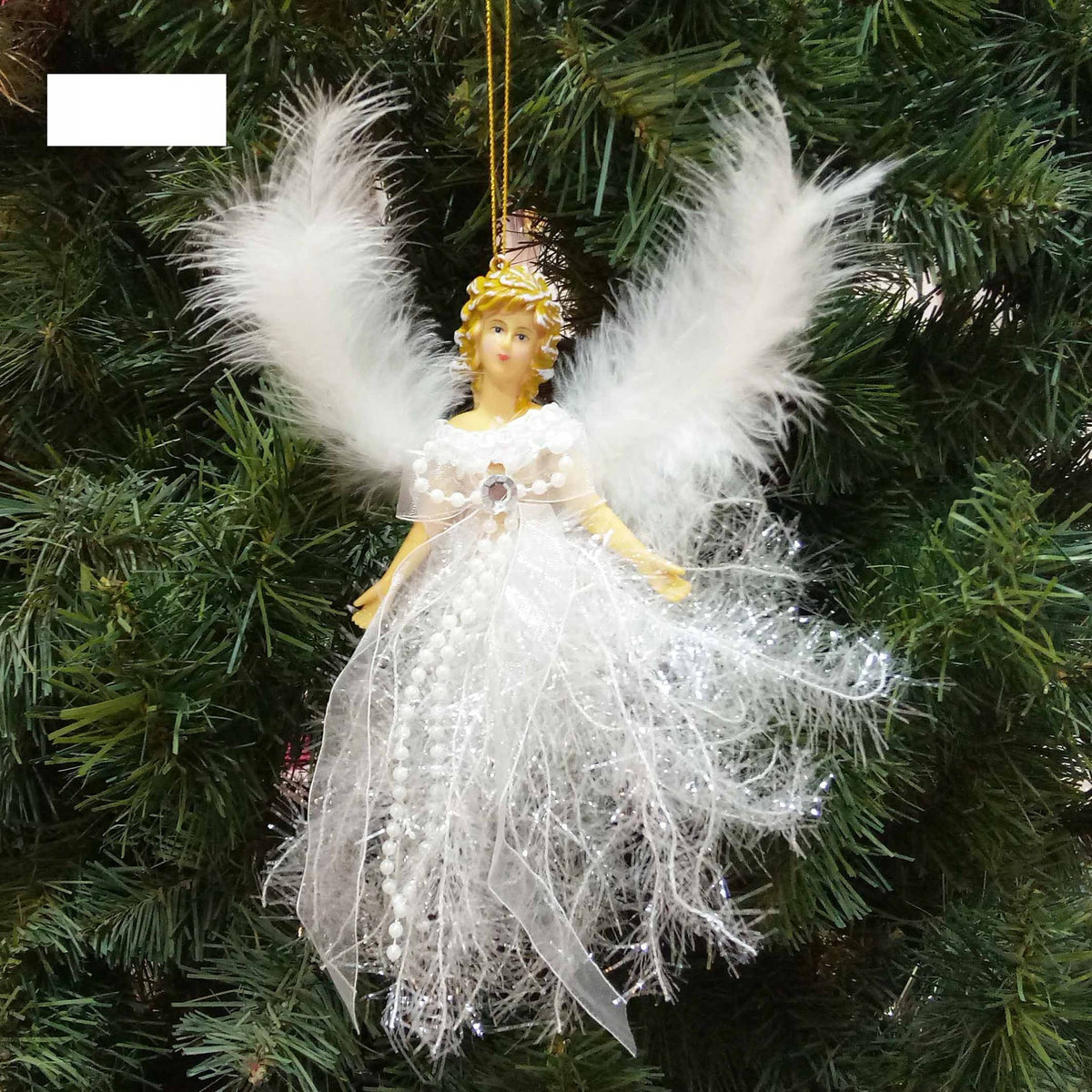 Christmas Angel Plush Doll Pendant Decoration - Festive Holiday Ornament