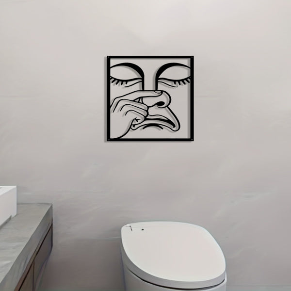 Funny Nose Picking Wall Art - Humorous Home Decor