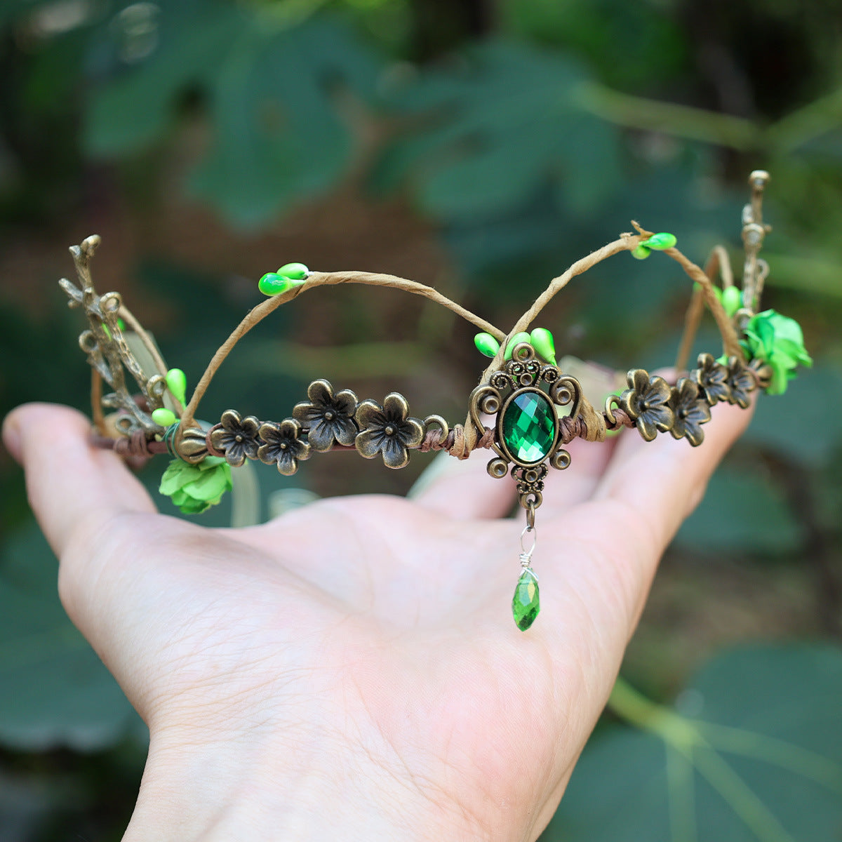 Retro Mori Style Hair Headband - Handmade Alloy