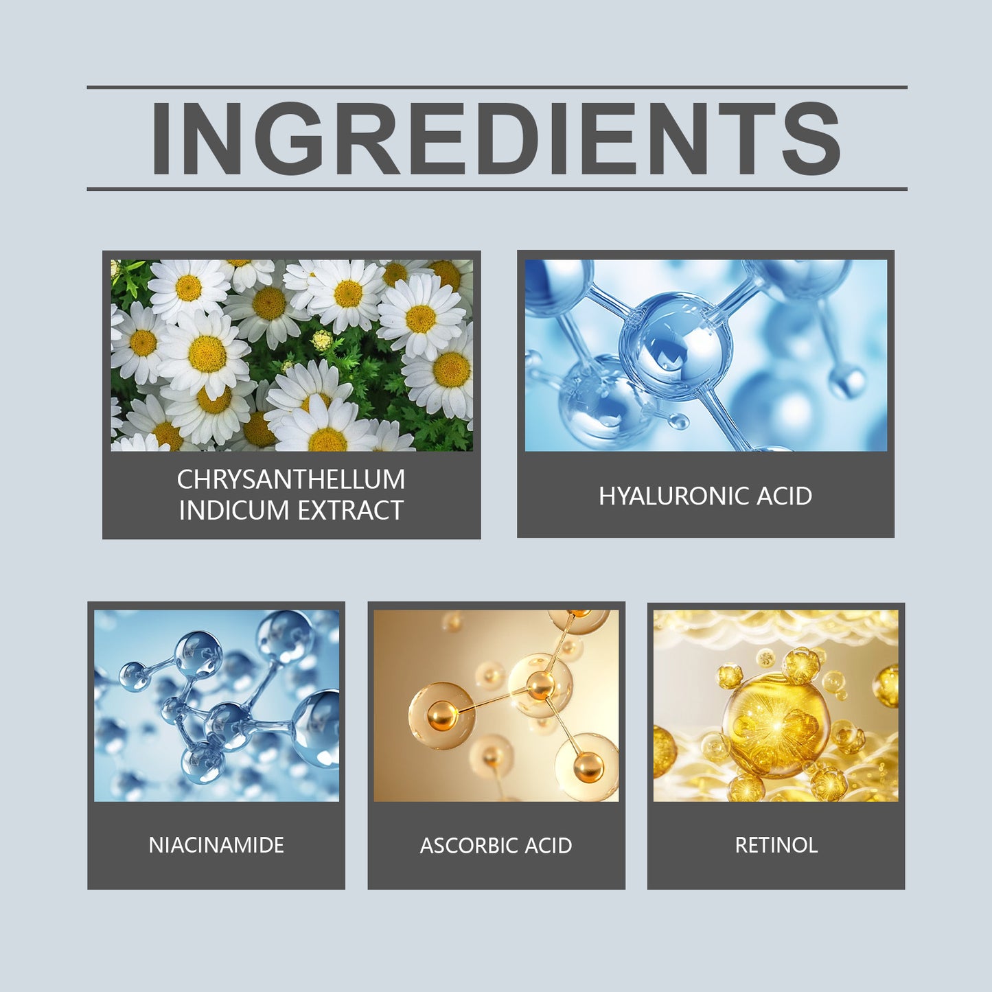 Retinol & Vitamin C Facial Cream - Hydrating Anti-Aging Skin Care