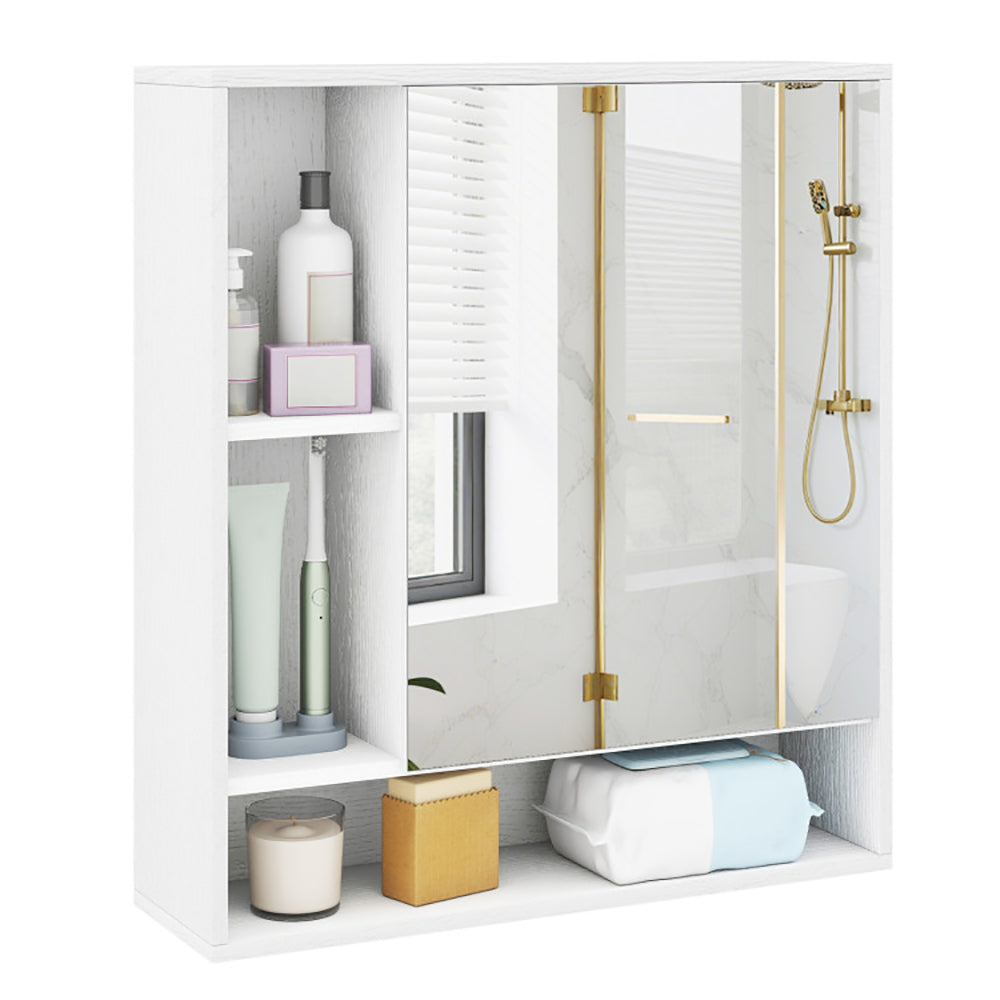 Wall Mounted Bathroom Cabinet With Mirror Single Door For The