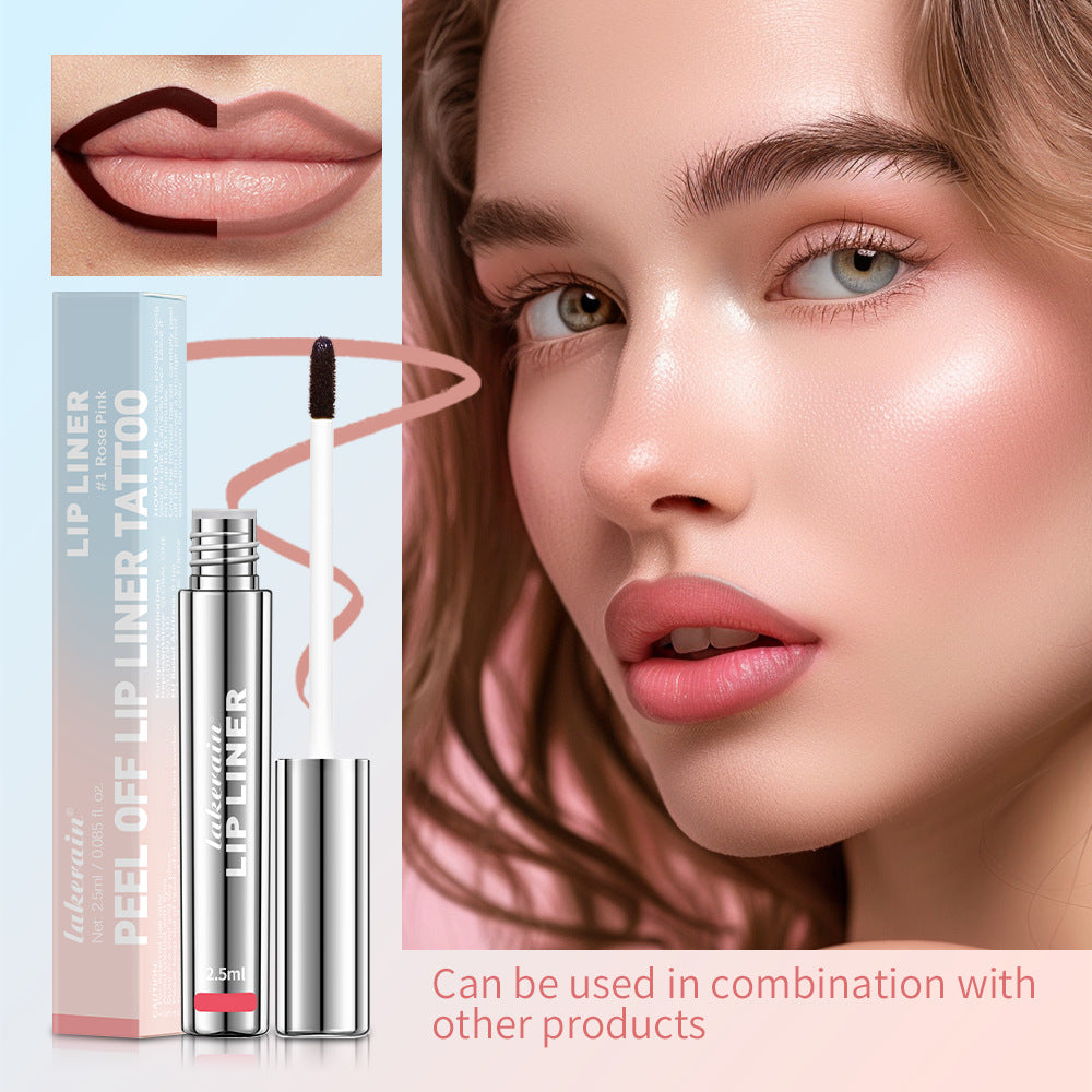 Matte Finish Lip Liner Stain - Long-Lasting Waterproof Lip Color
