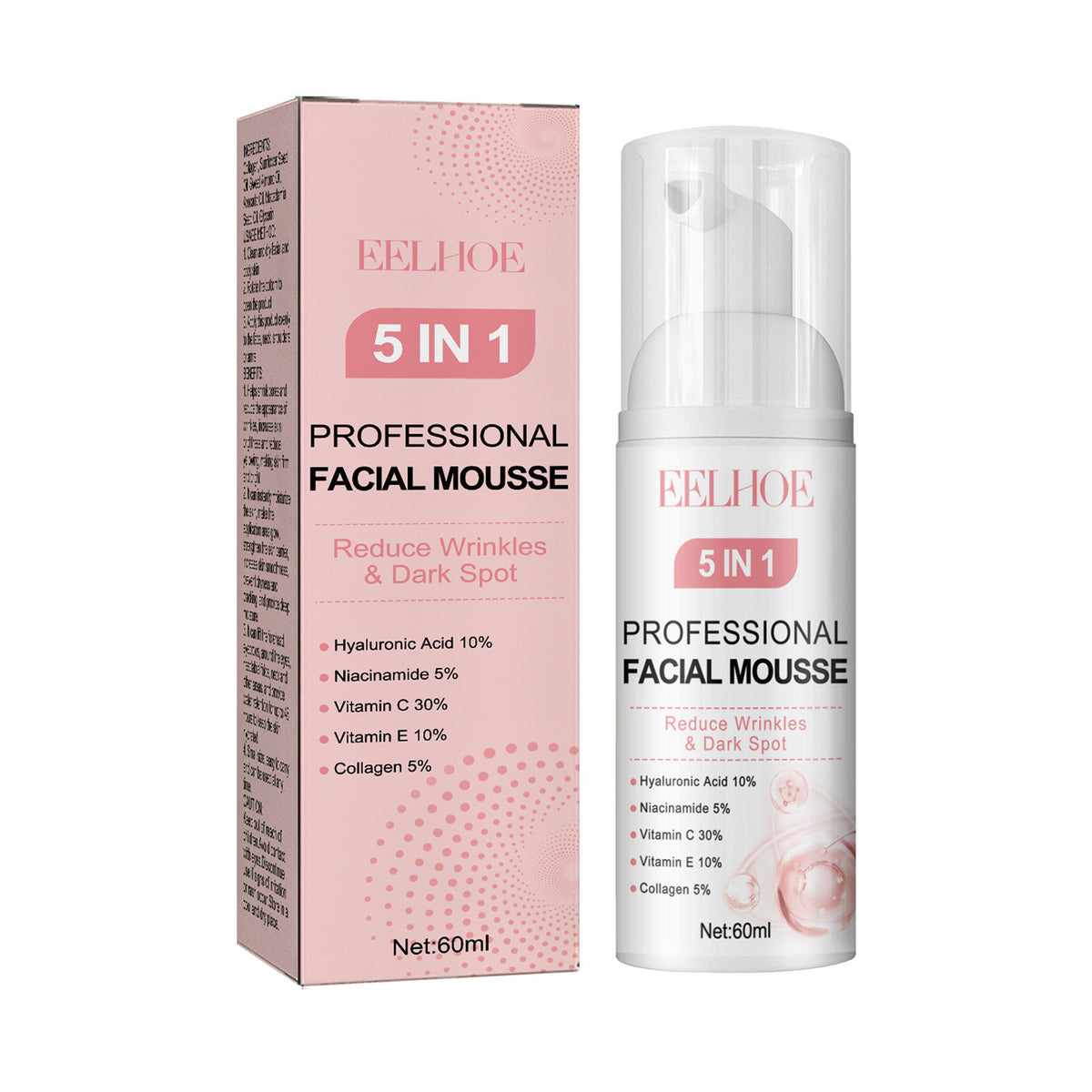 Gentle Facial Cleansing and Hydrating Moisturizer Set for Skin Repair and Firming