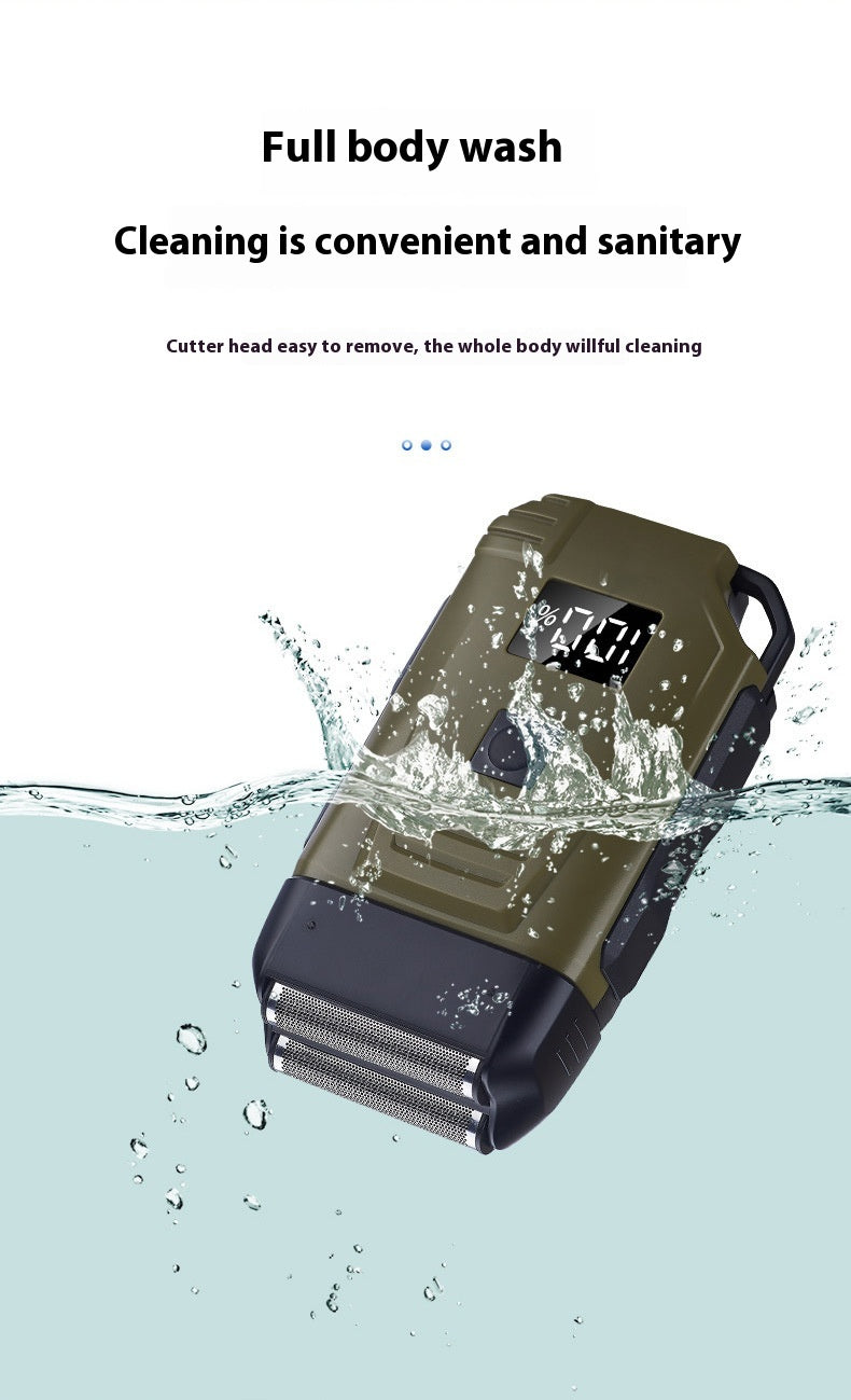 Reciprocating Electric Shaver Head - Army Green