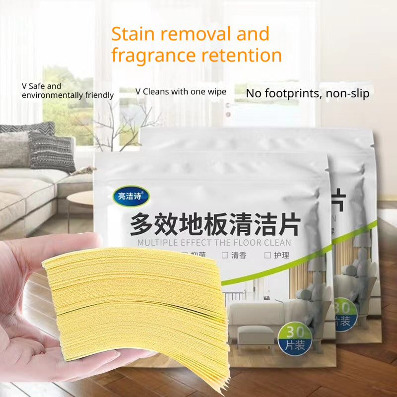 Multi-Effect Floor Cleaning Tablets - Dirt Removal & Fragrance, 30 Pack